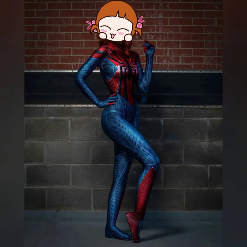 

Женский костюм Spidercosplay на Хэллоуин, Женское боди для взрослых и детей, Комбинезоны для вечеринки