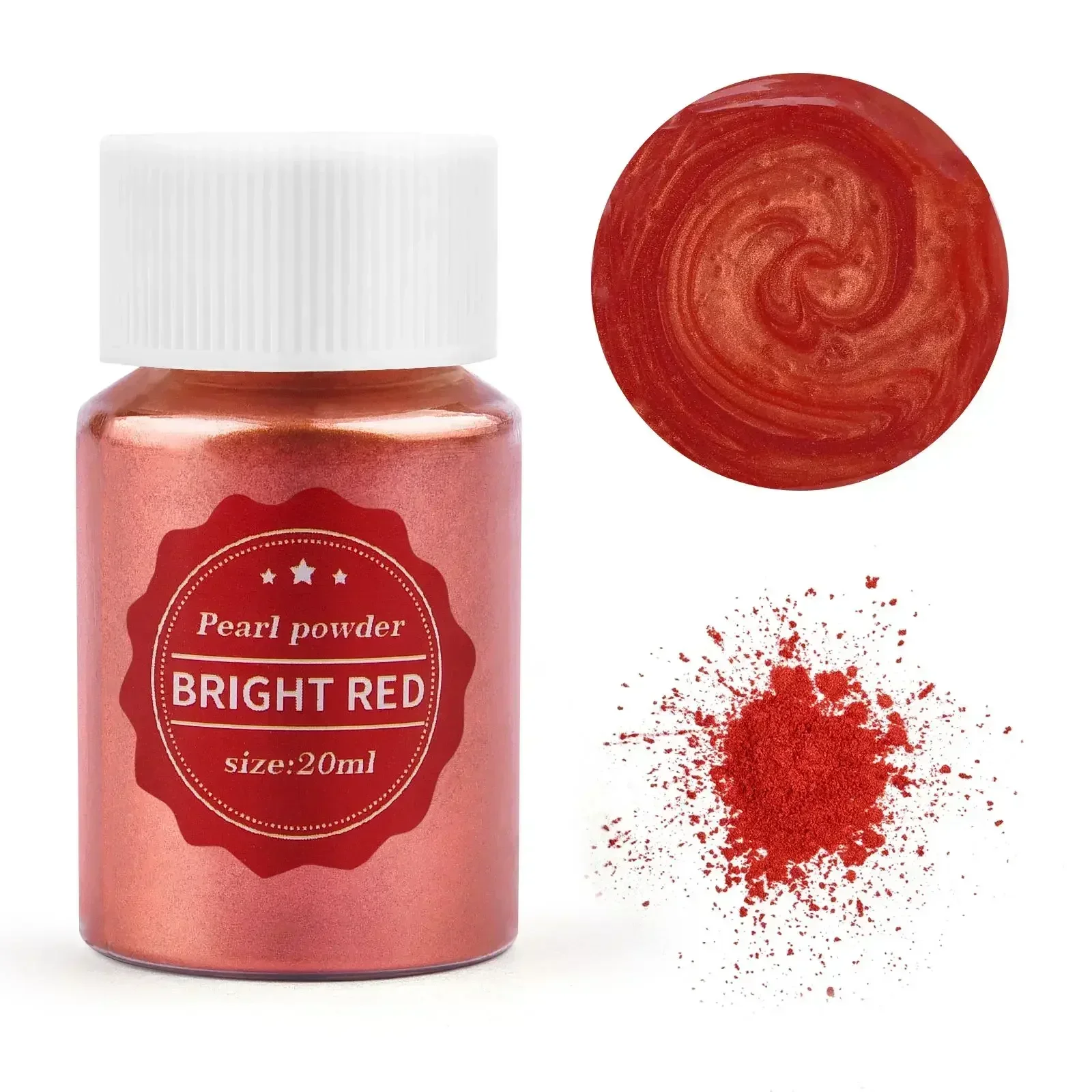 Vibrant 24-Color Mica Pearl Powder Set for Creative Crafts & DIY Projects