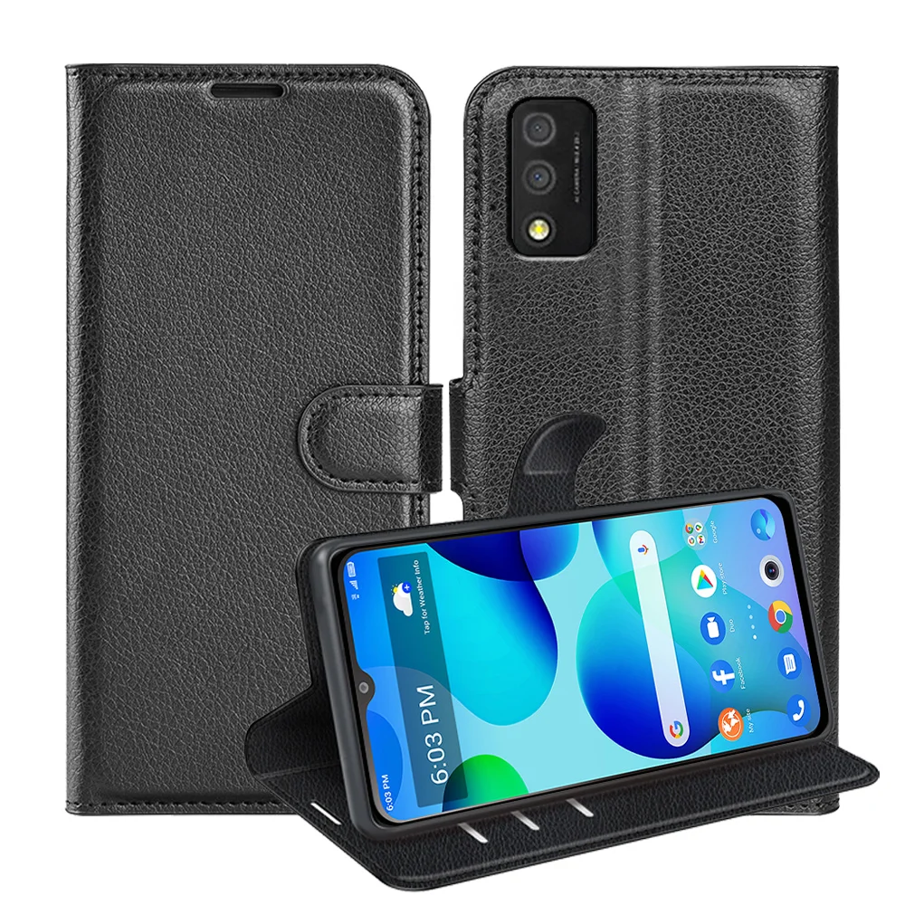 

Кожаный чехол-бумажник для TCL 305 30Z 30V 30SE 30 5G 30 + 30T 306