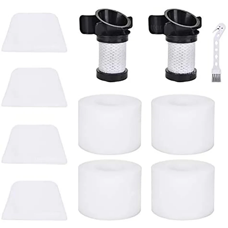 

2 HEPA + 4 Foam & Felt Filter For Shark Ionflex Duocleanic205 IF100 IF200 IF201,Compare To Part XPREMF100&XPSTMF100