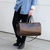 Fitness Gym Bag Python Pattern Travel Tote Handbag Casual PU Leather Male Luggage Duffle Shoulder Sports Business Bag For Men 6