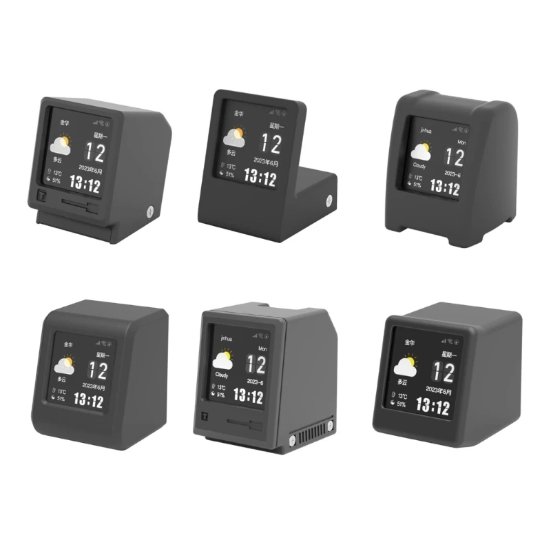 

Цифровые часы, термометр, гигрометр, регулируемая яркость, настольное украшение