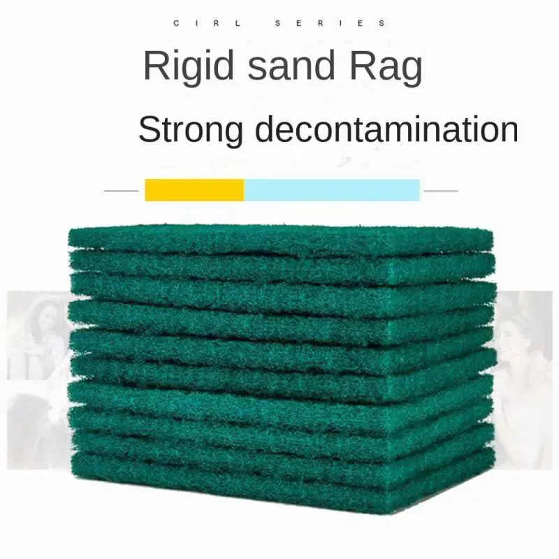 

5/10 Magicial Carborundum Sponge Emery Sponges Caspian Stone Pot Clean Brush Rust Eraser Grit Scouring Pads Pot Cleaning Towels