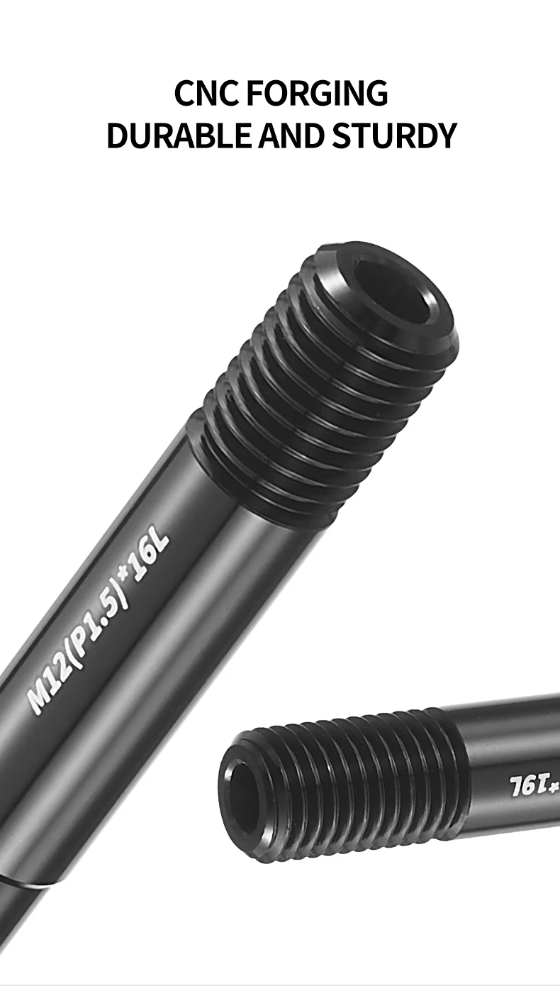 Description Picture 5 of itemMOTSUV MTB Quick Release Axle Thru Axle Road Bike Front Fork Shaft Skewers Rear Hub Thru Axle 12x121-181 Bicycle Lever Axis NEW
