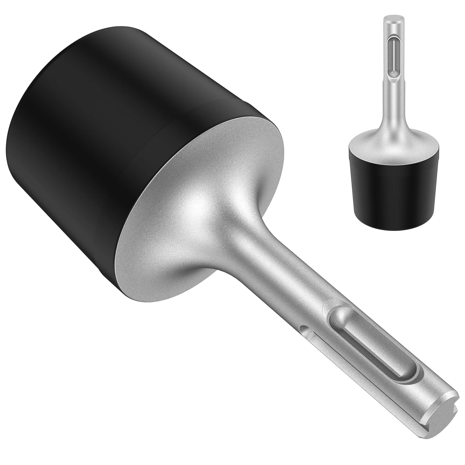 

Hammer Head Round Shank Heavy Duty Steel Wear Resistant Rotary Hammer Drill Head Easy Installation Hammer Accessories for