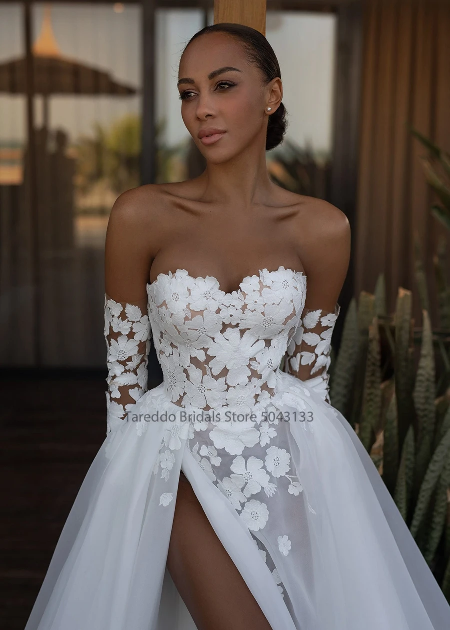 Abito da sposa scollo a cuore mod. Saffo