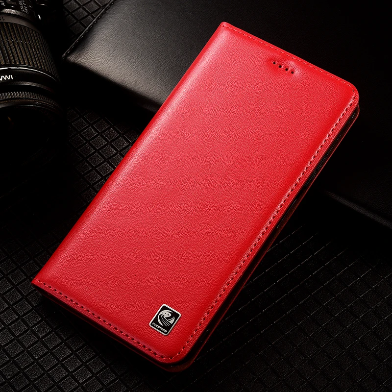 Napa Genuine Leather Flip Case with Card Holder Slots - Premium Protective Phone Cover