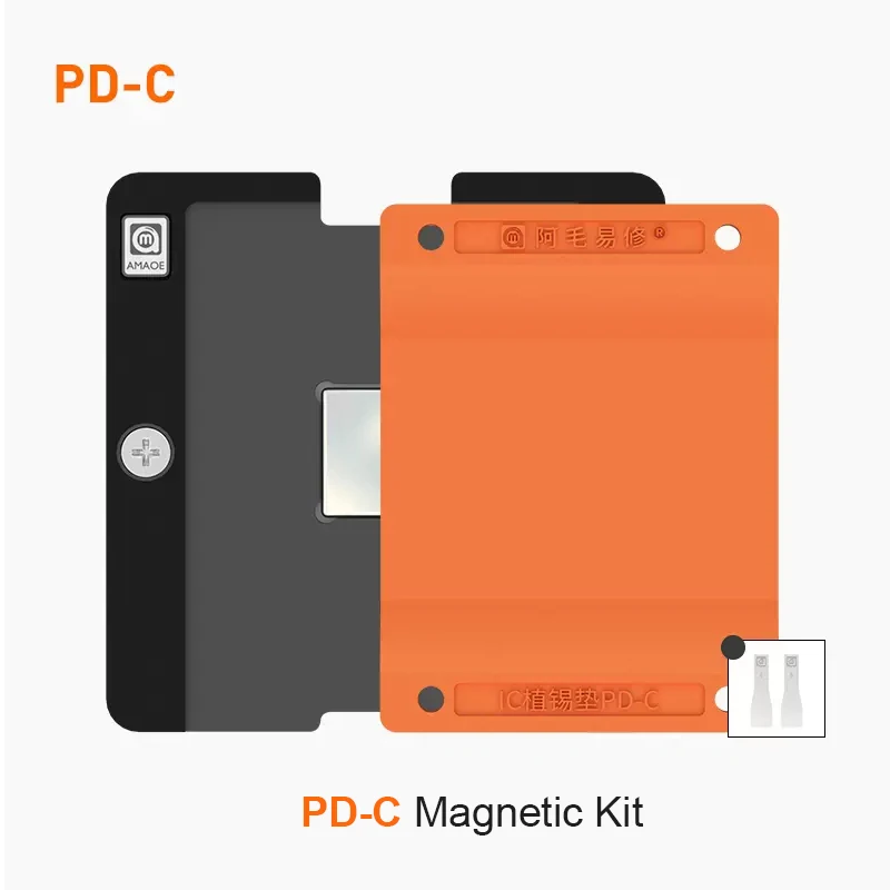 

AMAOE PD-C Tin Planting Silicon Mat for IP Android Repair Universal Mobile Phone CPU IC Rework Adsorption Pad