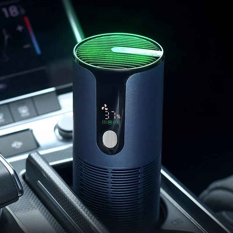 Car Air Purifier Room Deodorizer Negative Ion Remover Smoke Filter Portable Air Cleaner Freshener Remover Odor Air Cleaner
