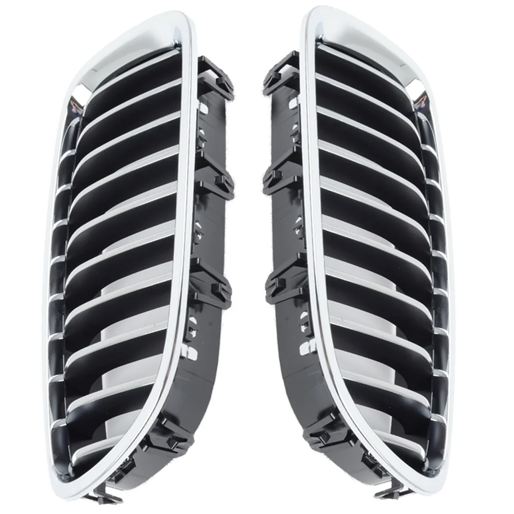 

51137412323 51137412324 For BMW Front Radiator Left Right Decorative Grille Bright Strips F10 F11 525 530 5 Series 2012-2016