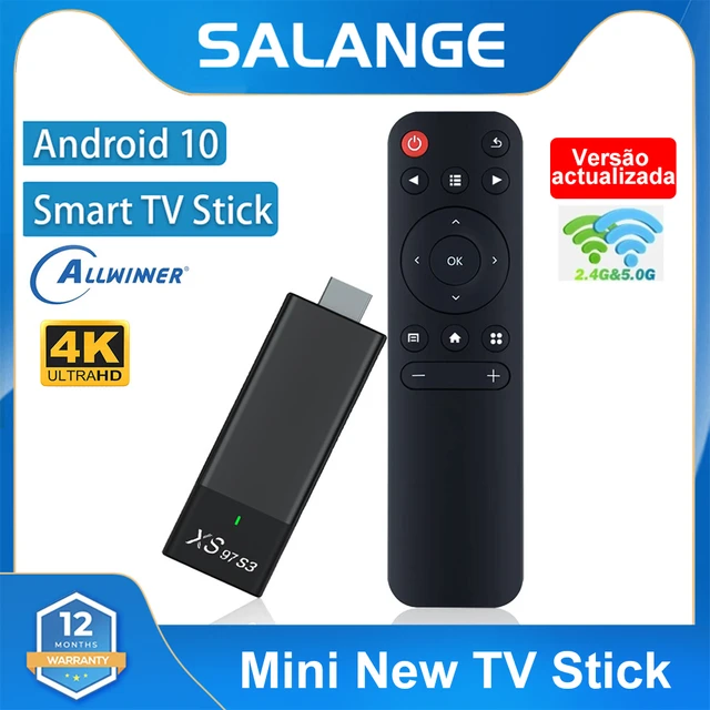 Smart TV Stick H313 Android TV HDR Set Top BOX XS97S3 4K BT5.0 WiFi 2.4/