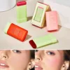 Multi-function Blush Stick Natural Cheek Face Waterproof Rouge Blusher Cream Lasting High Color Rendering Brightening Skin Tone 4