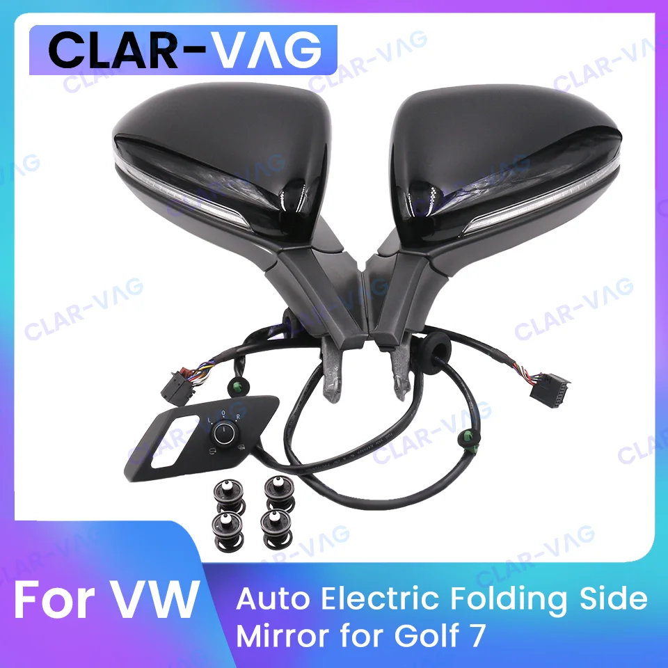 AutoFoldingMirrorKitElectricFoldingSideMirrorswithLightWith