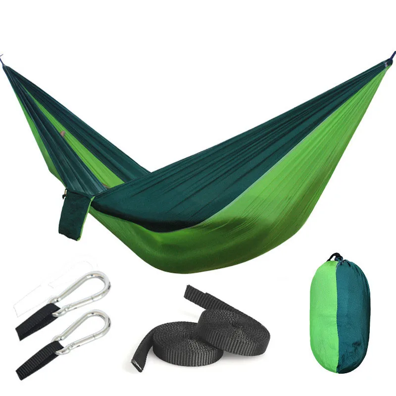 Camping Hammock Double Single Portable Hammocks with 2 Tree Straps Lightweight  Hammocks for Travel Beach Backyard Patio Hiking 