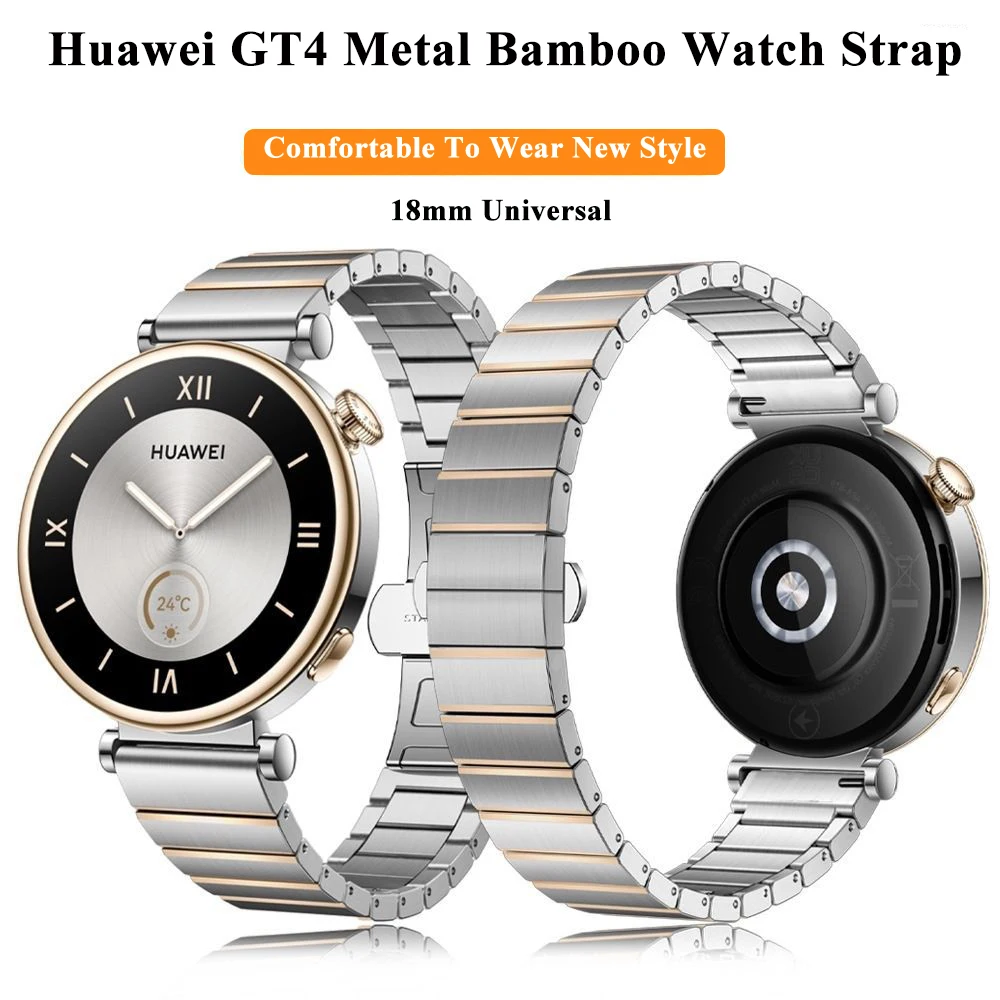 

18mm Metal Stainless Steel Strap For HUAWEI WATCH GT 4 41mm Link Bracelet 22mm Watchband For Huawei GT41mm 46mm Garmin Venu 3S