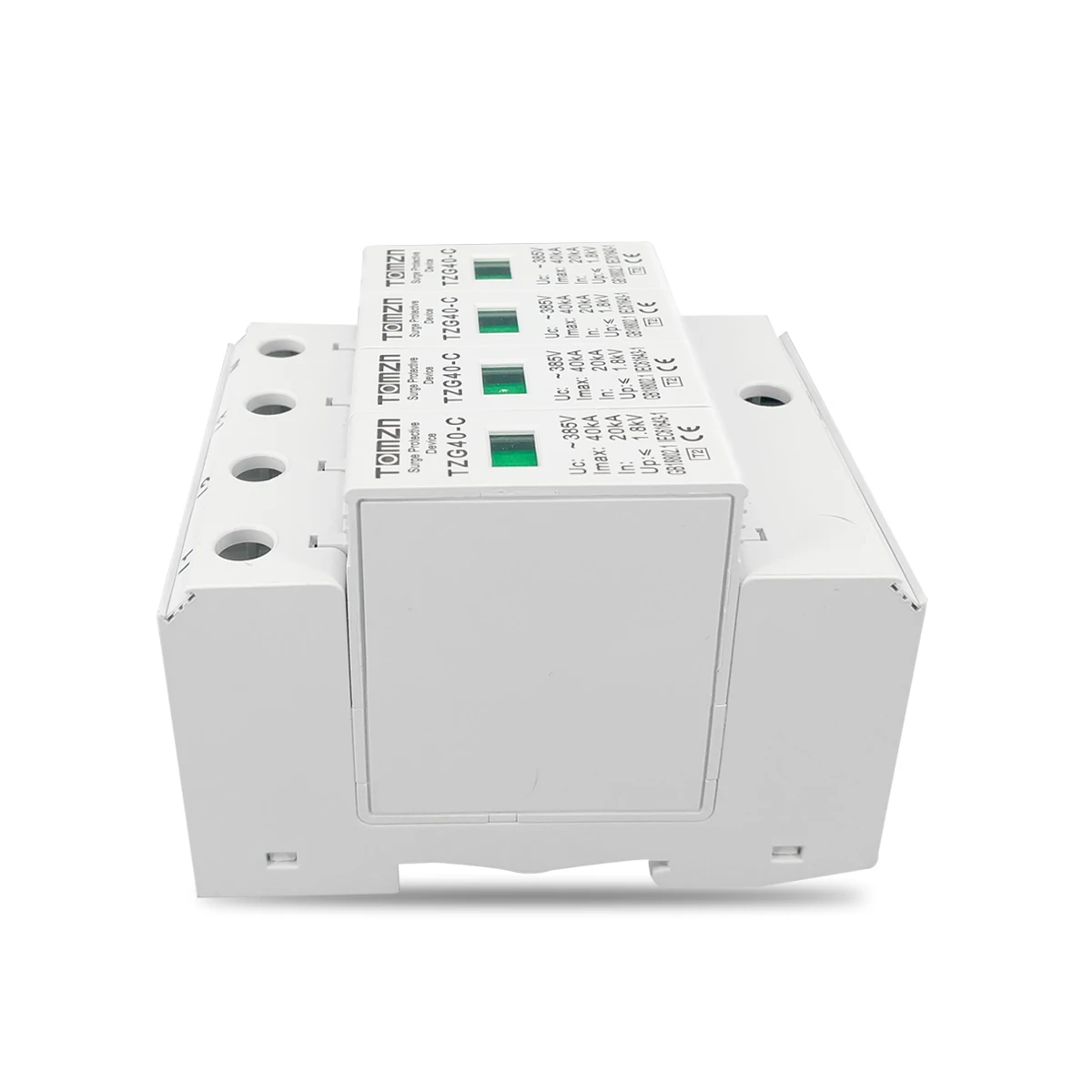 Фото AC SPD 3P + N 30KA ~ 60KA D ~ 385V дом стабилизатор напряжения защитное устройство низкого напряжения №4