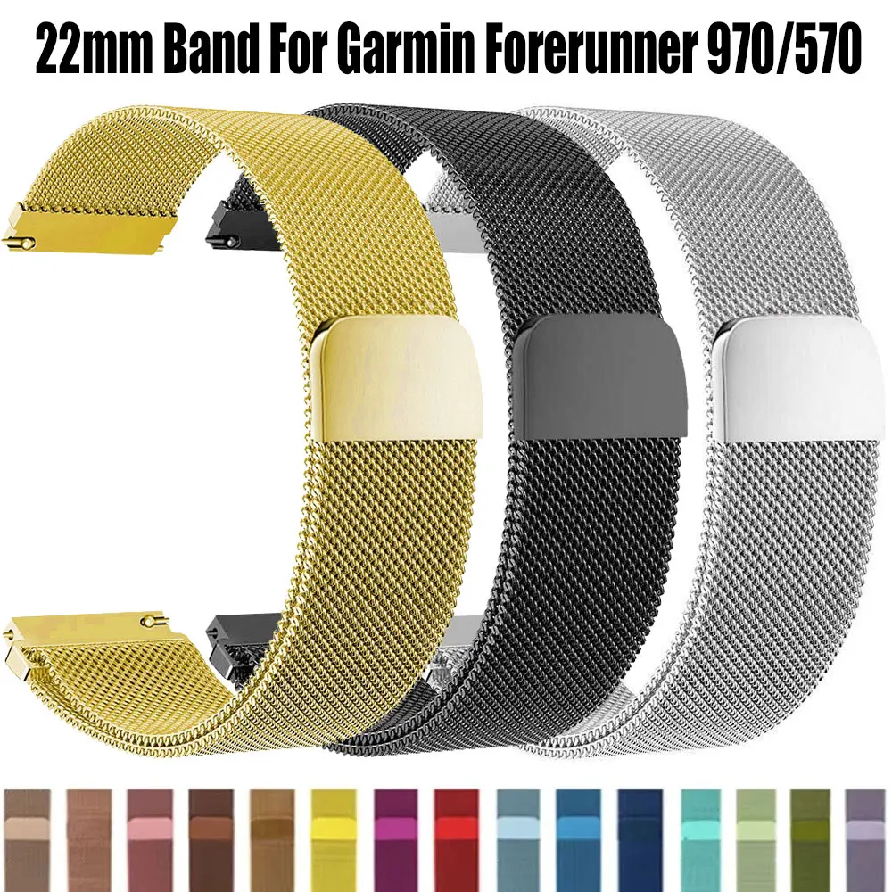 Milanese Loop Magnetic Band Strap, 22mm Bracelet