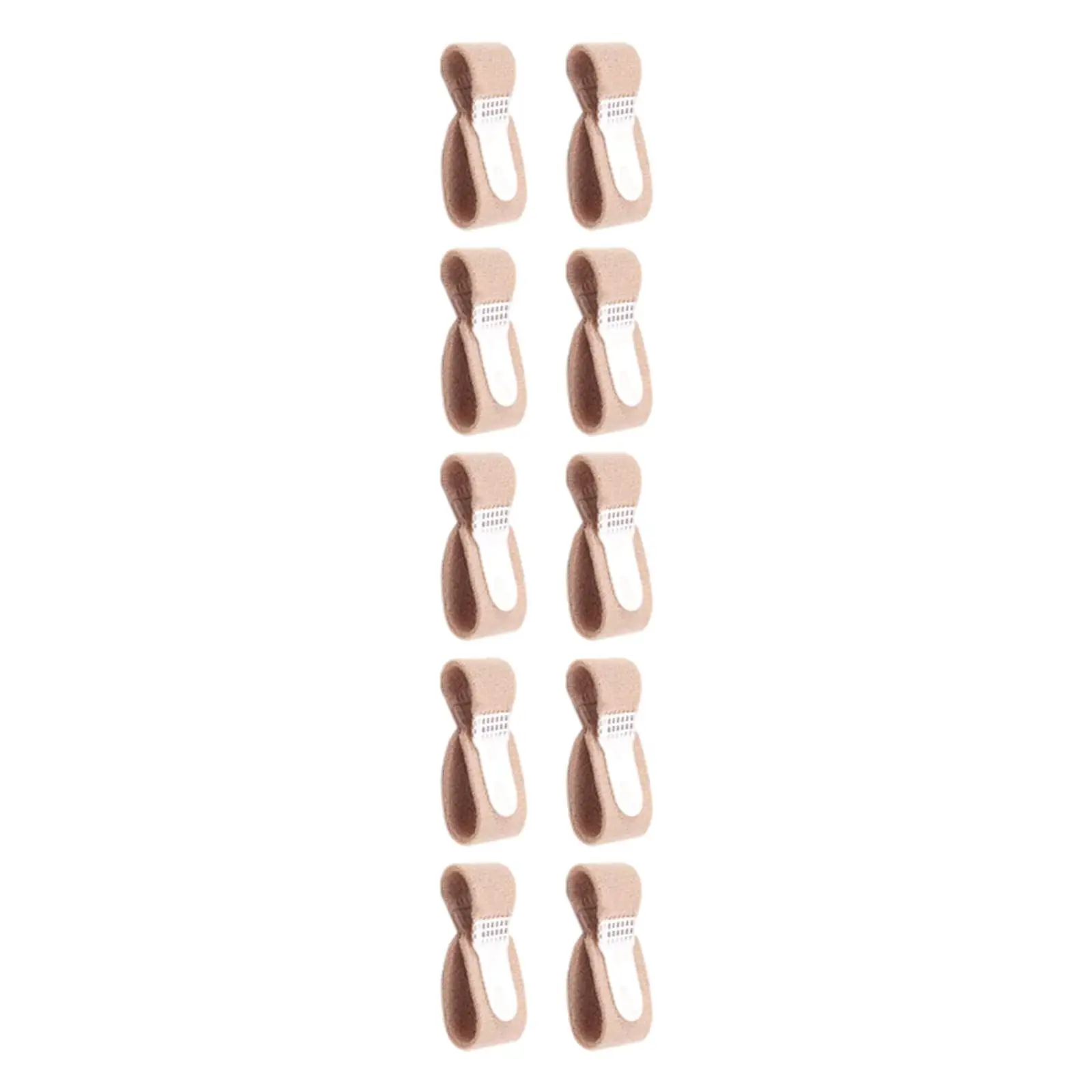 10 Pieces Broken Finger Wraps Finger Splint Buddy Tape Convenient Beige for Dislocated Joint