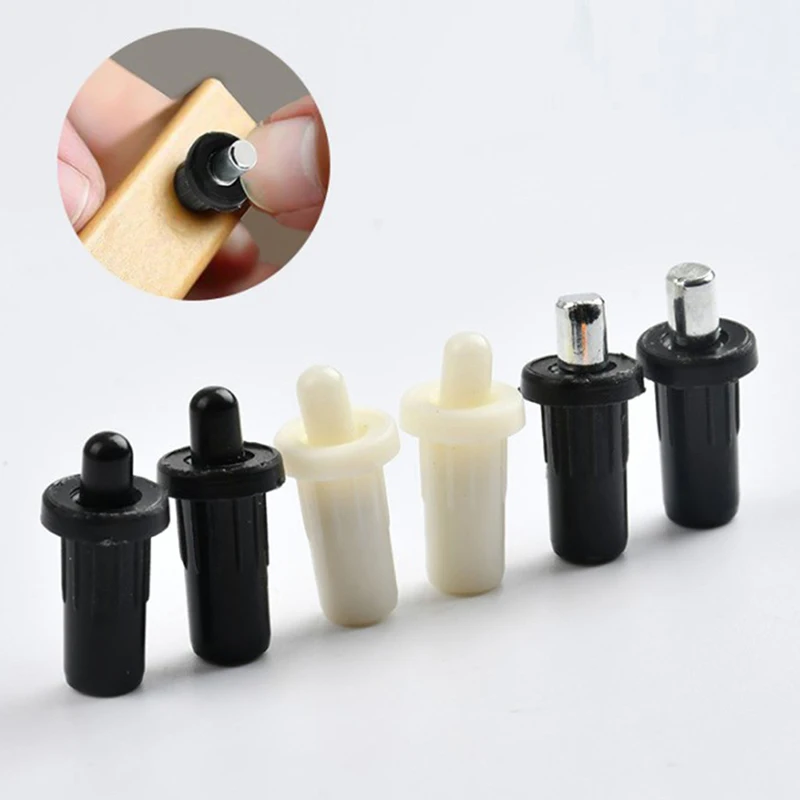 10PCS Concealed Buffer Spring Cabinet Door Spring Pin Upper Lower Central Axis Shaft Connector Furniture Hardware Accessories