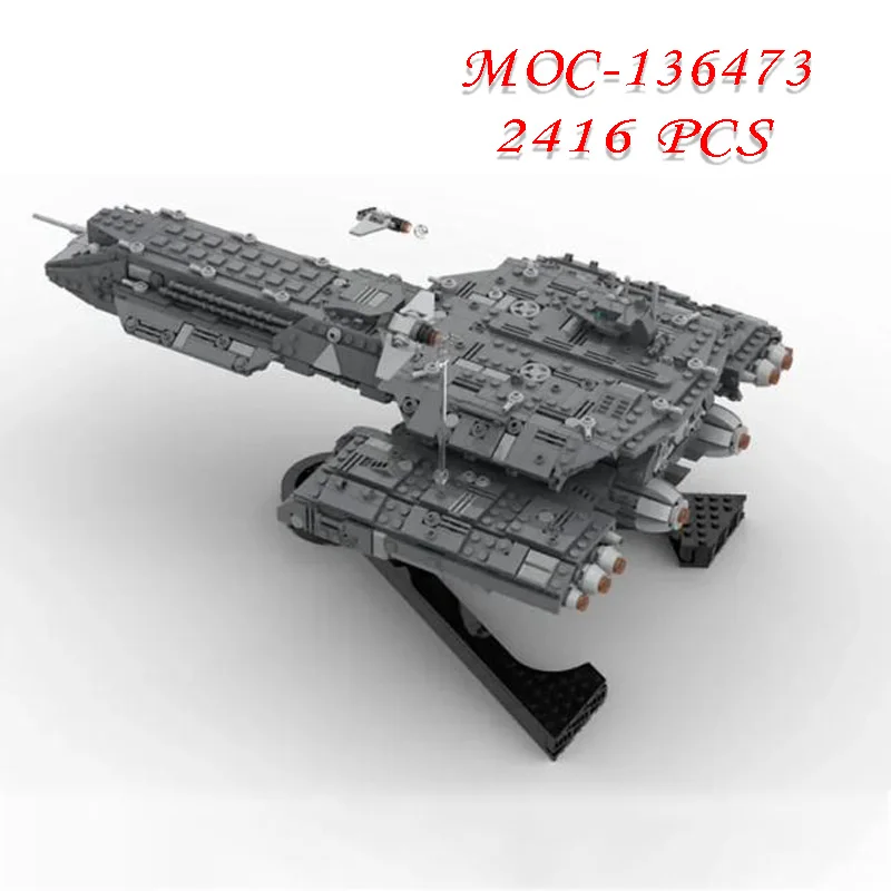 

New MOC-136473 Self-locking Building Blocks 2416 Pieces Model Building Puzzle Birthday Christmas Toy Gift Ornaments