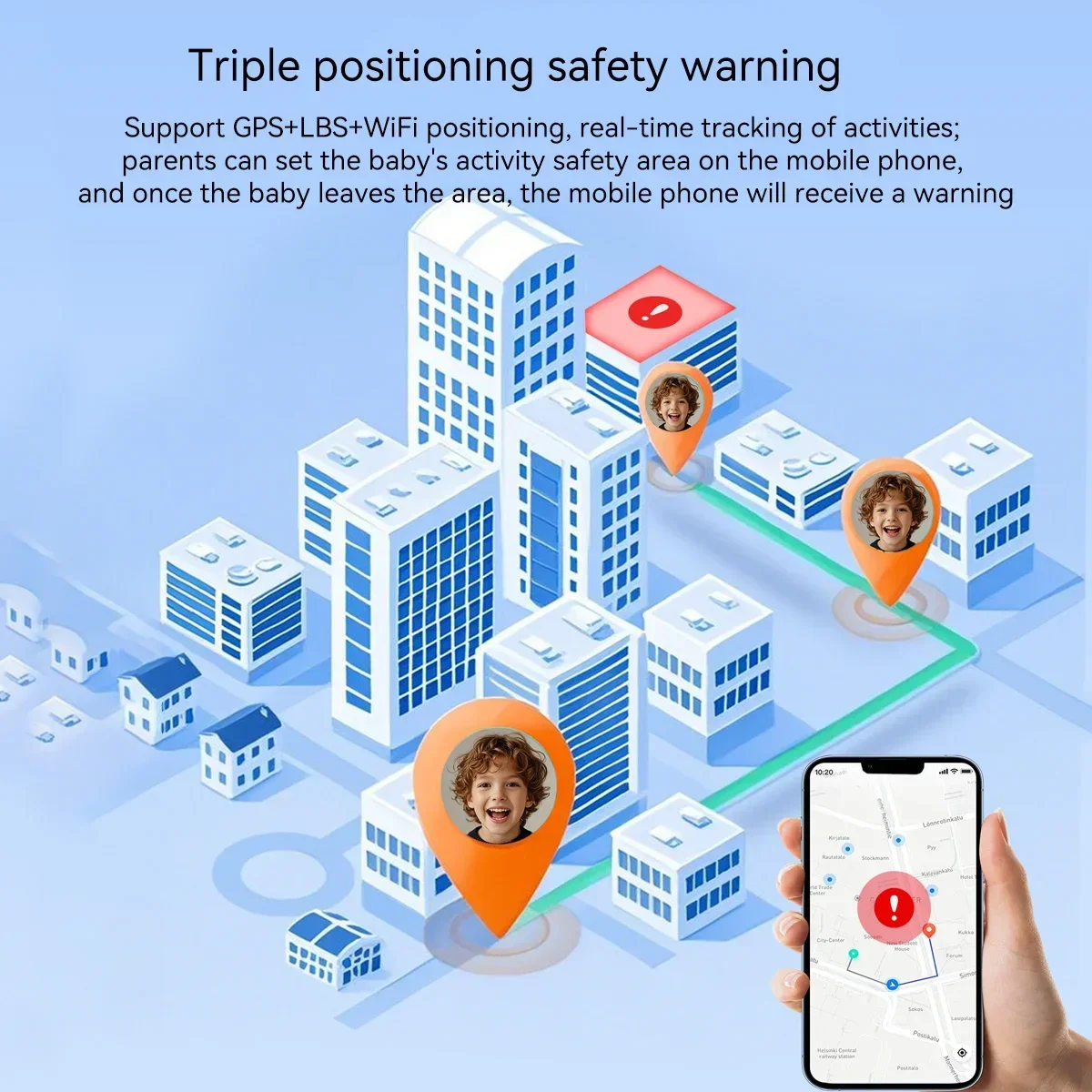 Blackview Z30 Kids Smartwatch, 4G Waterproof Children's Monitor Tracker Watch, SOS Child Sports Digital Watches Video Call Phone