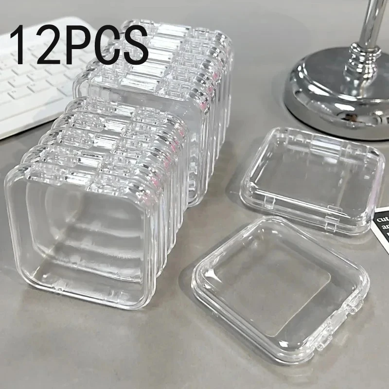 12 in 1 Jewelry Organizer Clear Acrylic Nail Art Storage Box Display Professional Bracelet Necklaces Rings Nail Works Storage 5