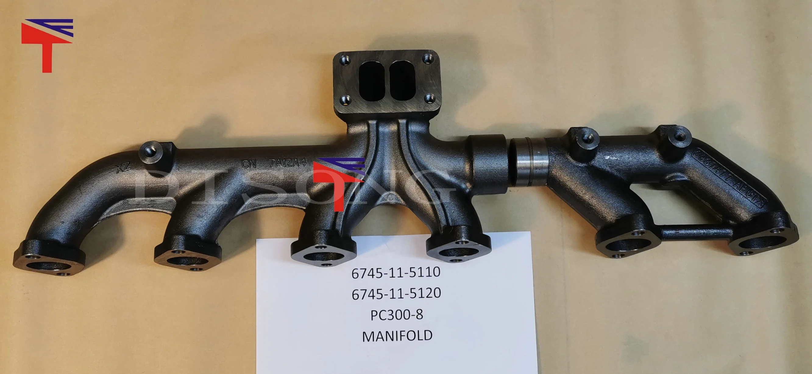 Engine valve exhaust parts manifold and arm rocker 6240-11-5230 6745-11-5110 6745-11-5120  161-3391for PC1250-7 PC300-8 C9