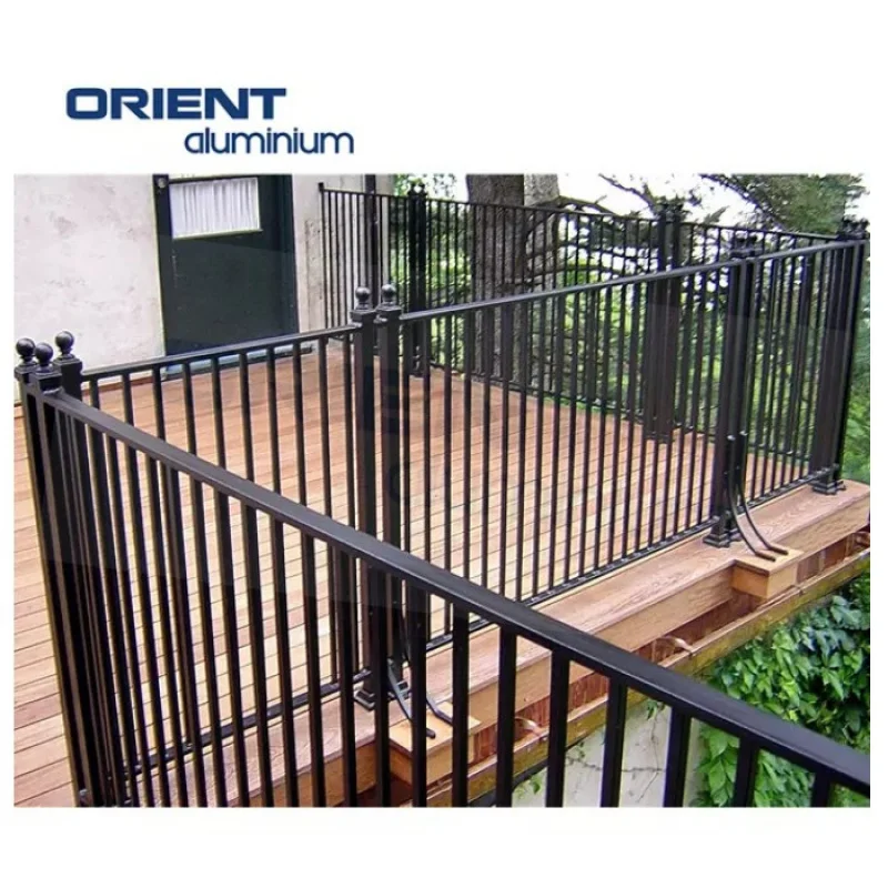 맞춤형 공장 직판 알루미늄 난간 발루스트레이드 알루미늄 발코니 핸드레일 고품질 금속