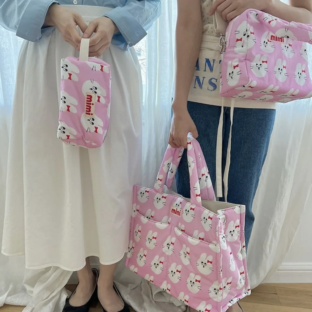 Multi-functional Large-capacity Shoulder Bag Cute Baby Walking Mother and Baby Bag Light Going Out Mommy Bag Baby Supplies Bag - 4