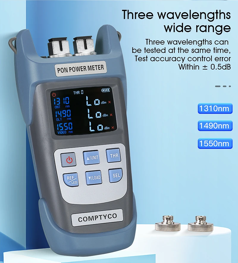 AUA-330U/AUA-330A Handheld PON Optical Power Meter FTTX/ONT/OLT 1310nm/1490nm/15