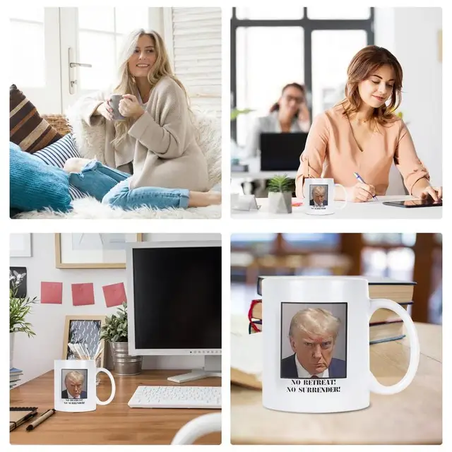 Trump Coffee Mug 400ml Coffee Mug Tea Cup Effortless Holding Microwavable Dishwasher Safe Ceramic Coffee Mug Cup 5