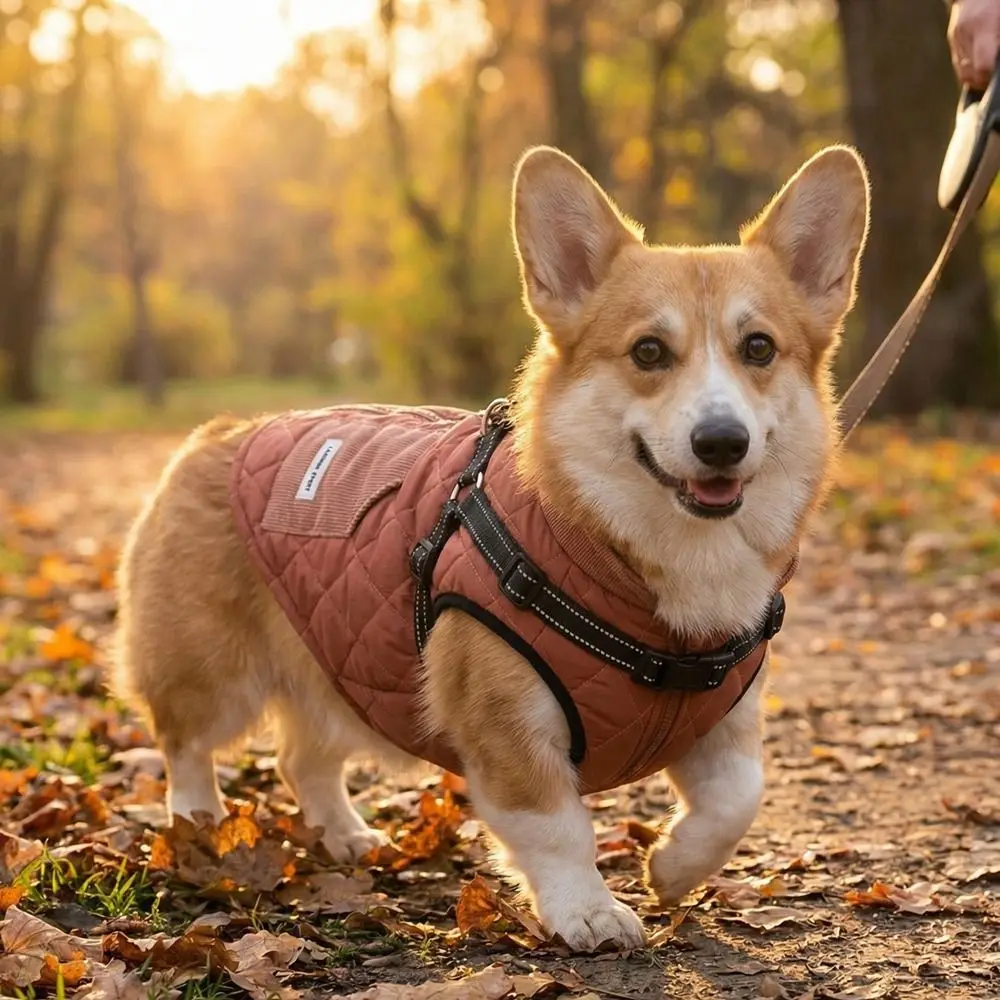 패션 조절 가능 백팩 겨울 강아지 재킷 반사 기능 따뜻한 플리스 애완견 코트 방풍 두꺼운 강아지 옷 추운 날씨용