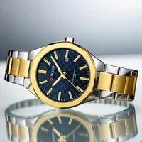 CURREN Men's Simple Watches New Fashion Minimalist Quartz Wristwatch with Luminous Hands Waterproof Business Clock