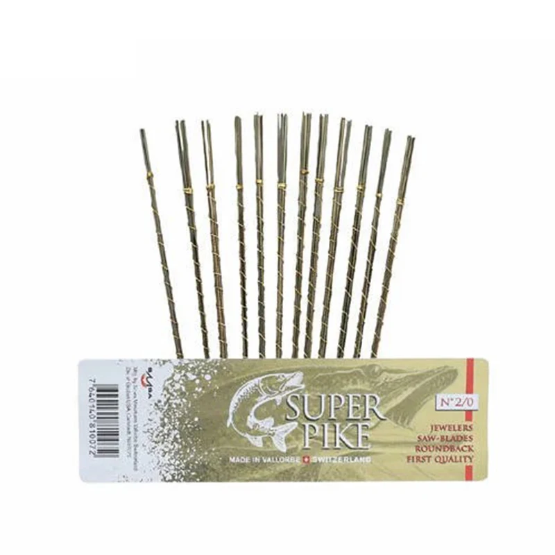 SuperPikePremiumJewellerySawBlades144pcspackSMSASwissCutting