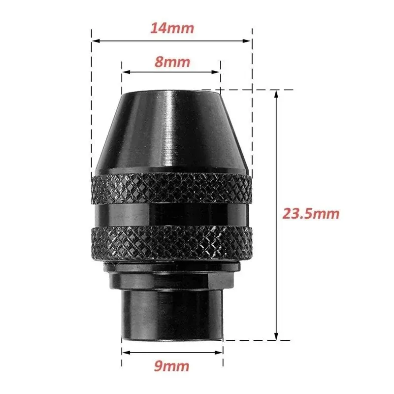 Quick-Change Keyless Chuck Adapter 1pc Three-Jaw Electric Grinder Drill Chuck drill chuck