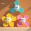 1pc Baby Bath Toys Funny Bathing Sucker Spinner Suction Cup Cartoon Rattles Fidget Educational Toys For Children Boys Gift 1