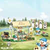 Mini city Street view Architectural landscape model Creative folding blocks toy Takoyaki Shop Coffee shop Christmas gift 5