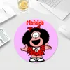 Mafalda Small Round Office Student Gaming Thickened Writing Pad Non-slip Cushion Mouse Pad Padmouse Desk Play Mats 5
