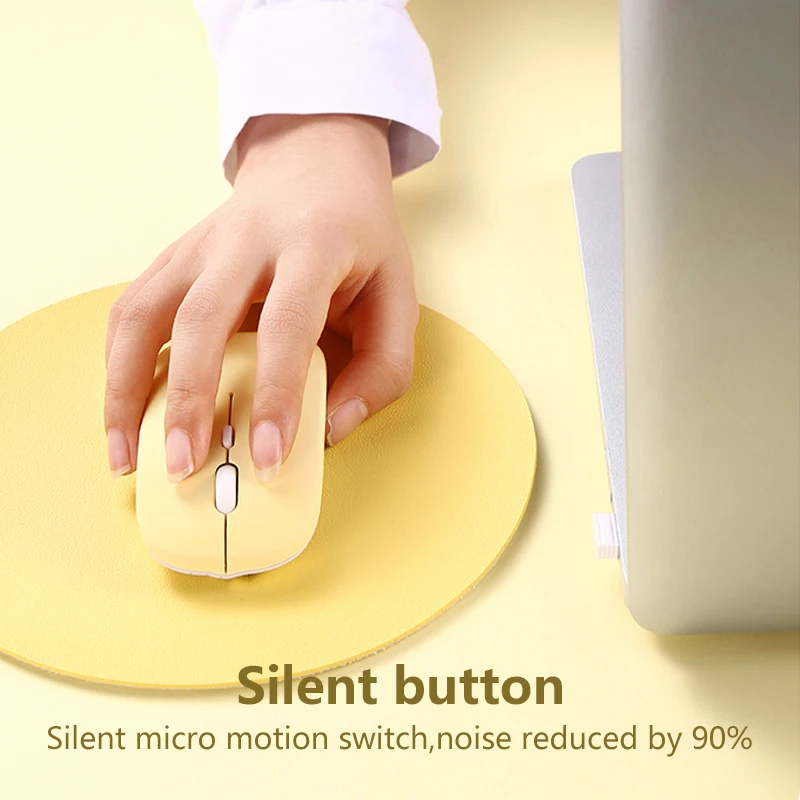 Mouse sem Fio Bluetooth para pc Gamer Ipad Lpatop Tablet Mobile Phone Gaming Mouse Mágico Silencioso Ergonômico Bluetooth Mouse - Imagem 4