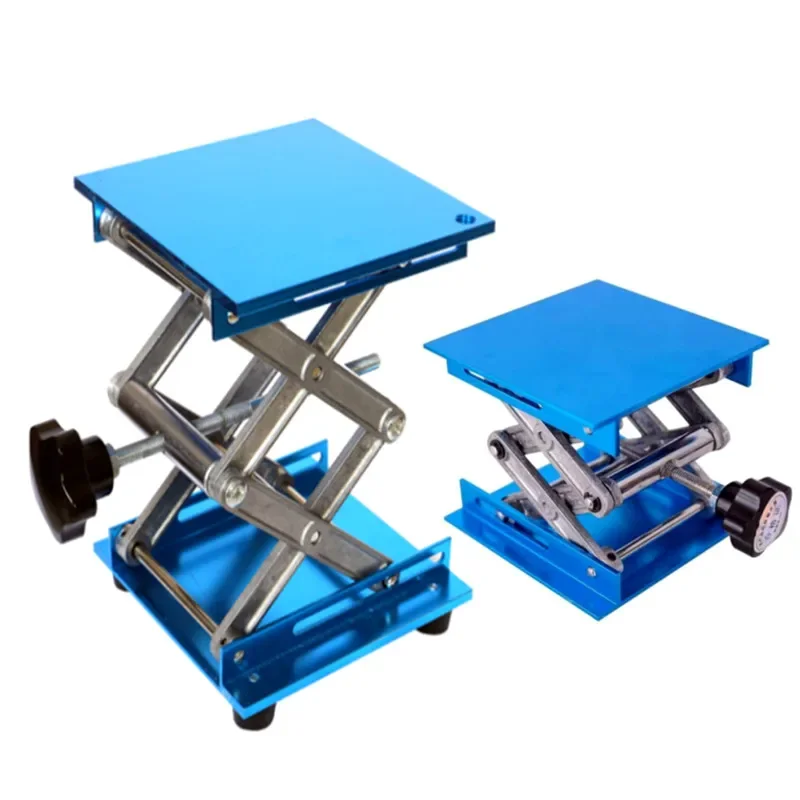 Aluminum / Stainless Router Lift Table Woodworking Engraving Adjustable Lab Stand Table Lifting Stand Rack Woodworking Benches woodworking bench woodworking workbench woodworking lift table
