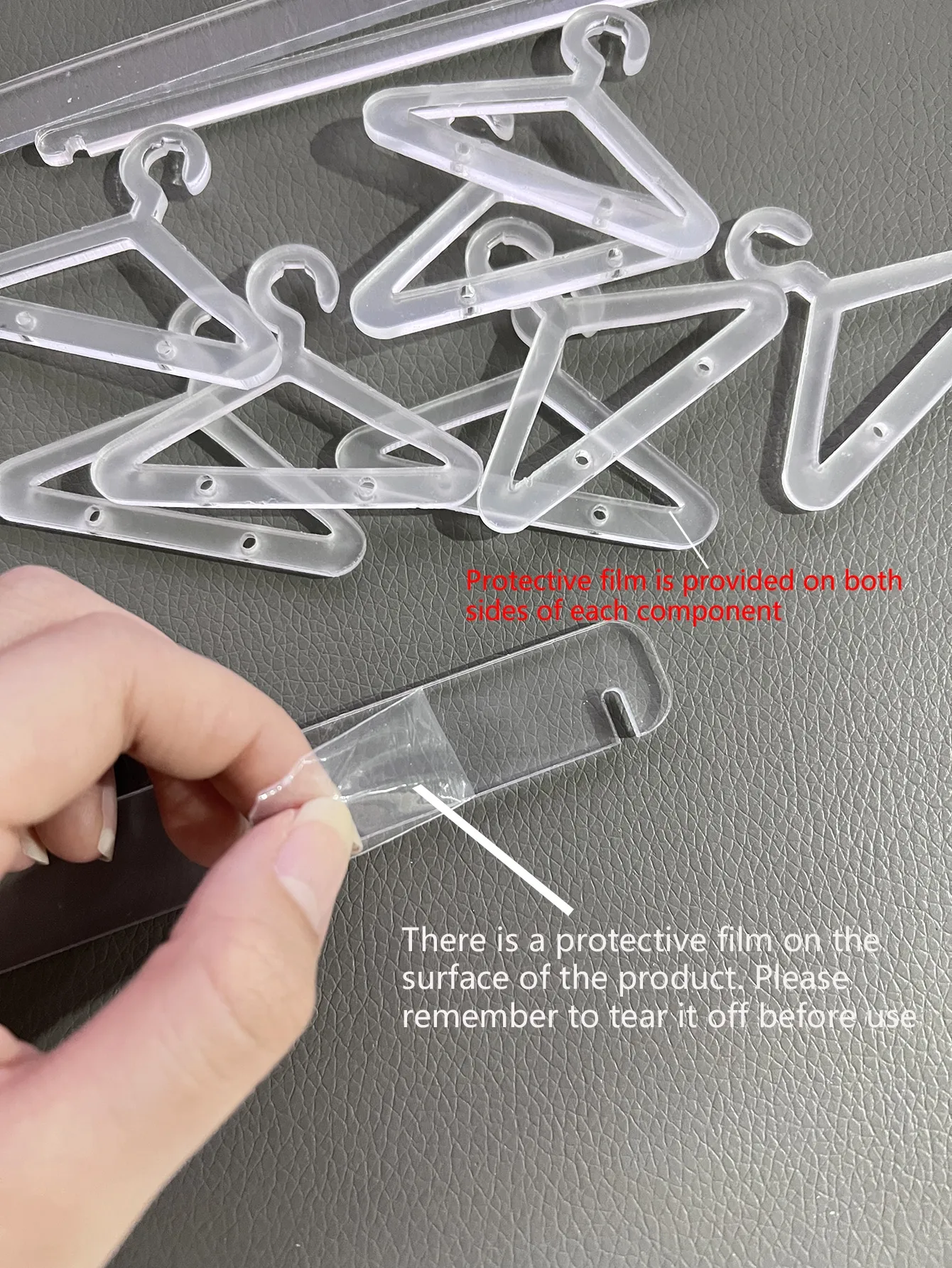 1pc-Hangers Creative Earring Display Clear Acrylic Organizer Stand Showcase Ear Stud Hanger Shape Tabletop Jewelry Storage Rack