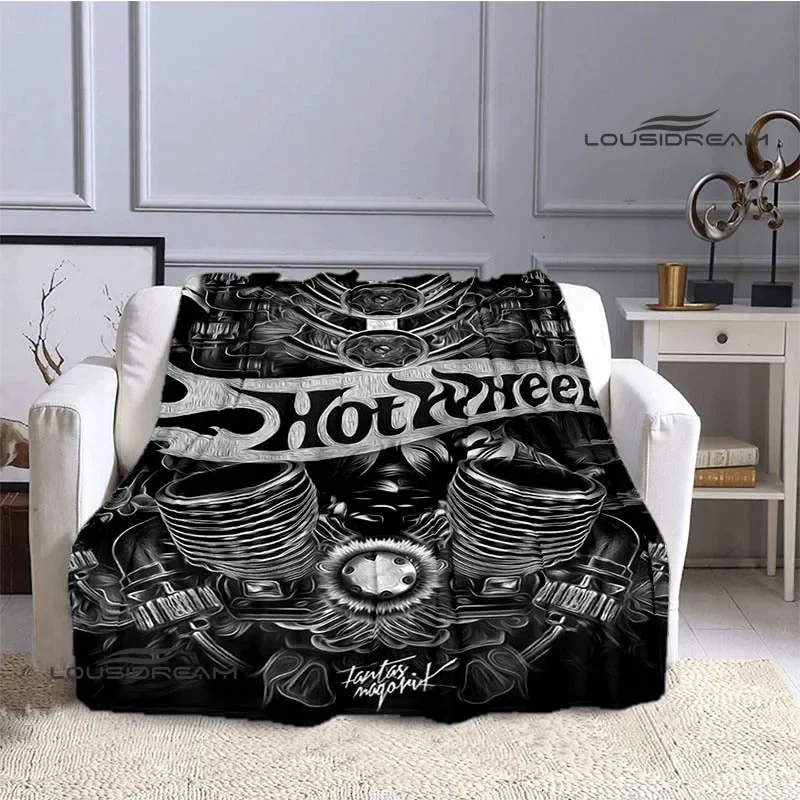 Hot Wheels Fashion logo Printed blankets Children's Warm Flange blanket Home travel blanket bed linings Birthday Gift 6