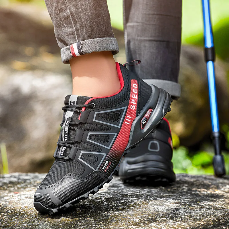 Herrenschuhe, Mountain Cross-Country-Fahrradschuhe, bequeme, rutschfeste Sportschuhe für Damen im Freien, Freizeit-Rennräder – Detail 15
