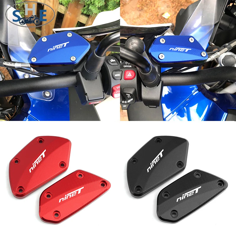 

For BMW R nineT Scrambler Racer Pure 2015-2021 Motorcycle Aluminum Accessory Front Brake Clutch Fluid Reservoir Cap Tank Cover