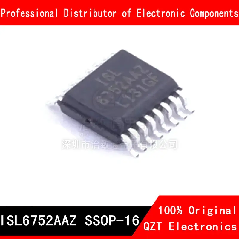 10pcs/lot ISL6752AAZ SSOP ISL6752 6752AAZ SSOP-16 new original In Stock