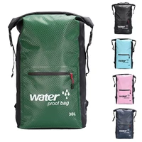 25L 30L Waterproof Dry Bag Carbon Fibre Swimming Backpack Rucksack Pack Water Floating Sack Sport Kayaking Rafting Boat Trekking 1
