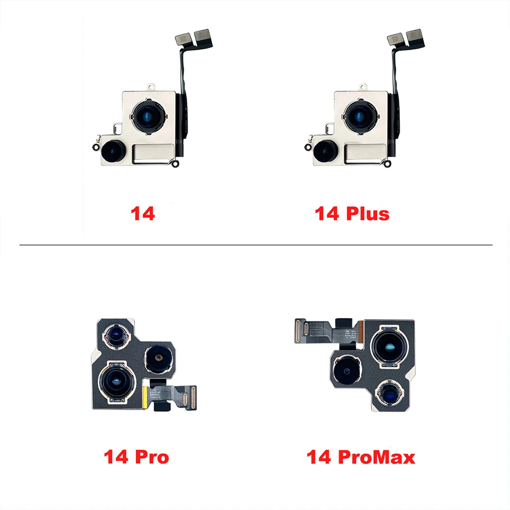 아이폰 14 15 16 16e 17 Pro Max Plus Mini용 후면 카메라 테스트 완료, 고품질 렌즈 플렉스 케이블 카메라 모듈