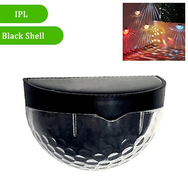 thumbnail image 1 of Paquete de 2 a 12 luces solares para exteriores, lámparas de pared impermeables, luces LED decorativas para vallas, para el hogar, el jardín, el patio, las escaleras, 1 of 5