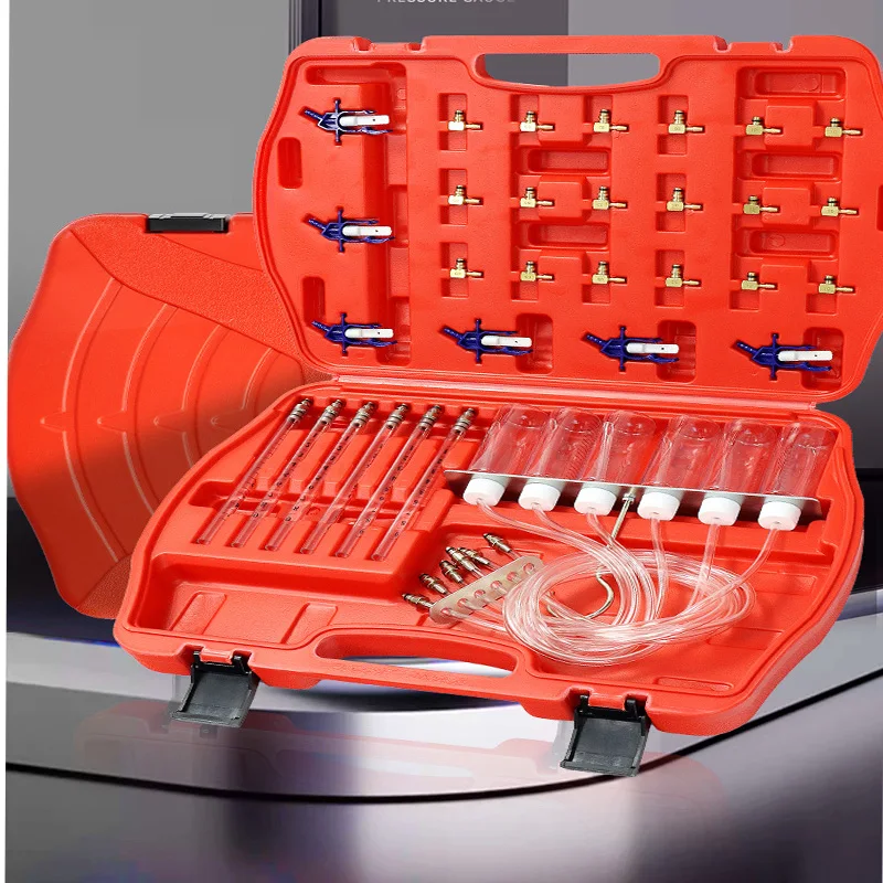 Fuel Injector Nozzle Return Oil Quantity Tester Tool Diesel Common Rail Fuel Injector Nozzle Test Connector Measuring Kit