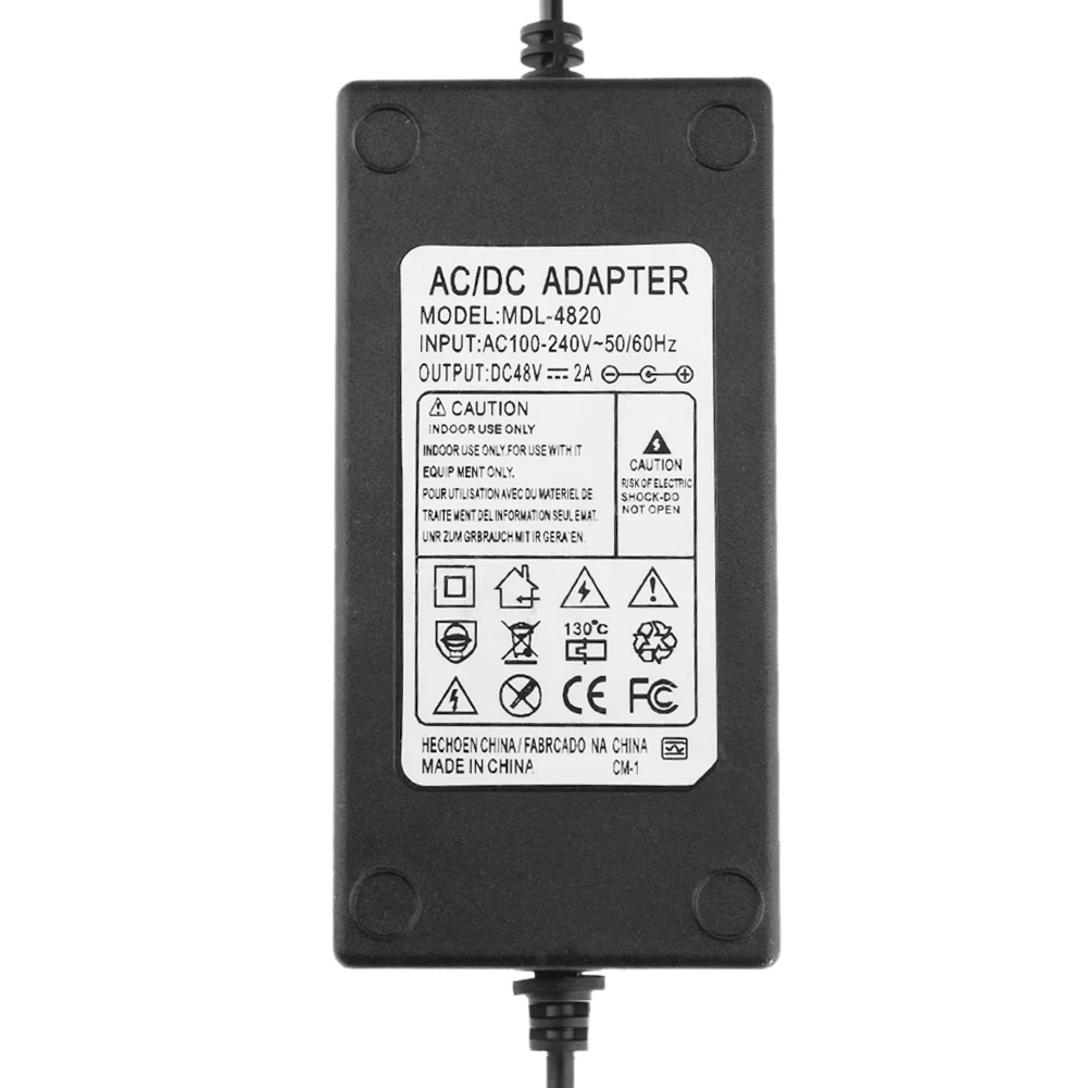 48V 2A AC-DC 전원 어댑터 컨버터 5.5*2.5mm POE 스위치용